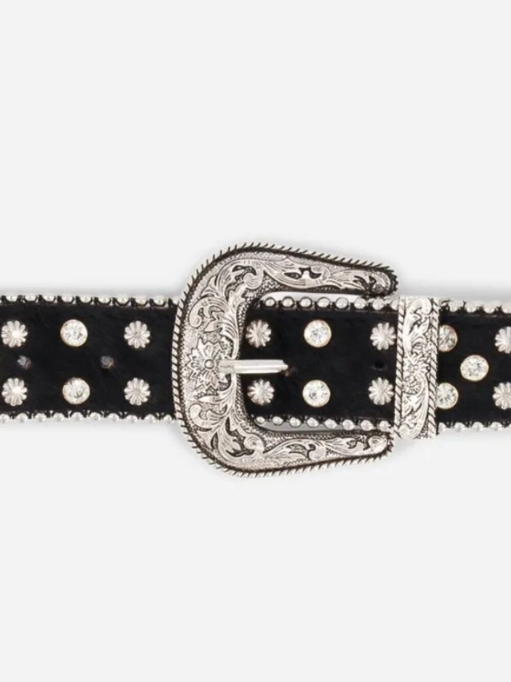 Laurence Bras Moona Belt Brown Ponyhair Sz 85cm *NEVER WORN* French Western
